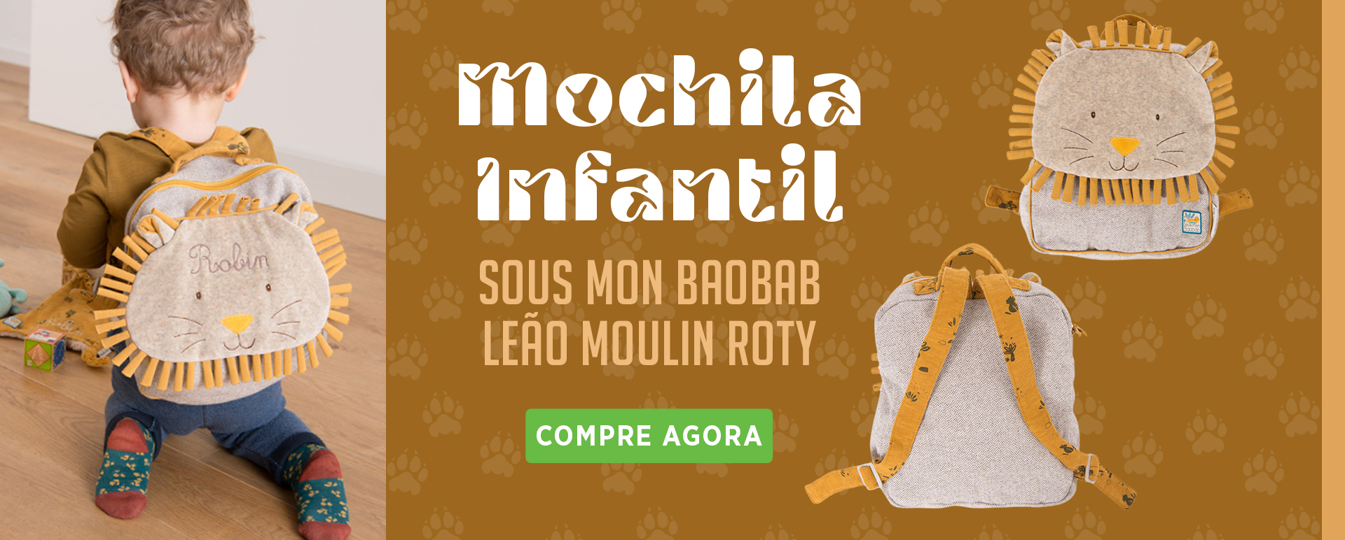 Mochila Infantil Moulin Roty